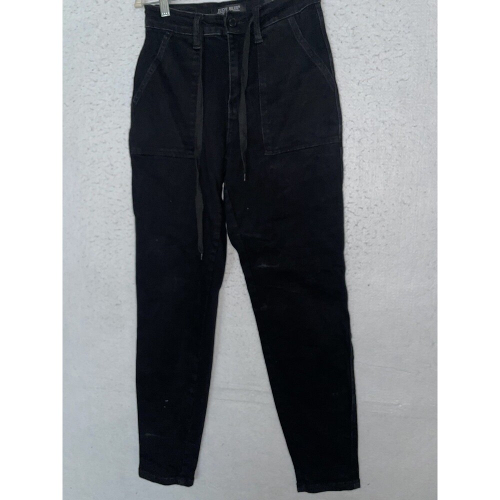 Judy Blue Jeans Women’s Everyday Jogger High Rise Straight Fit Black Denim 1/25 - Picture 4 of 9